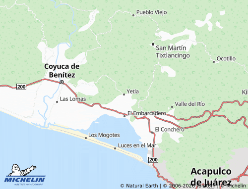 Mappa MICHELIN Yetla - ViaMichelin