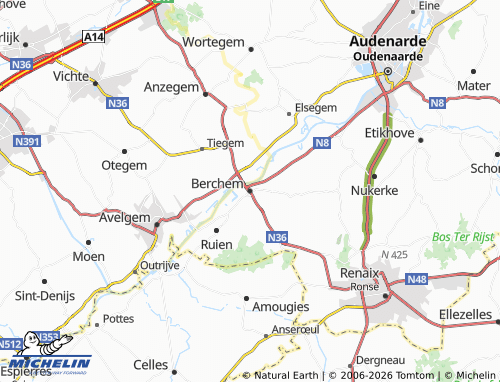MICHELIN Berchem map - ViaMichelin