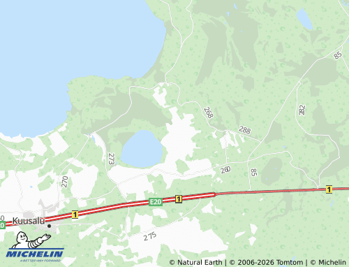 MICHELIN Uuri map - ViaMichelin