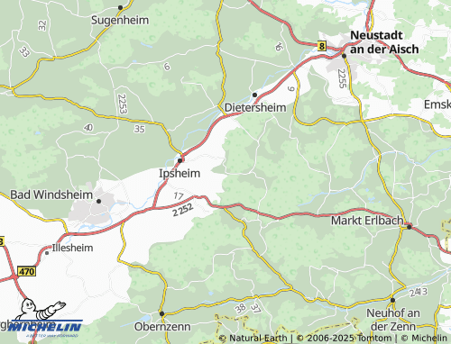 MICHELIN Bühlberg map - ViaMichelin