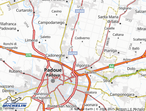 MICHELIN Augusta map - ViaMichelin