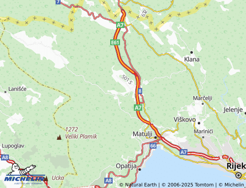 MICHELIN-Landkarte Zaluki - ViaMichelin