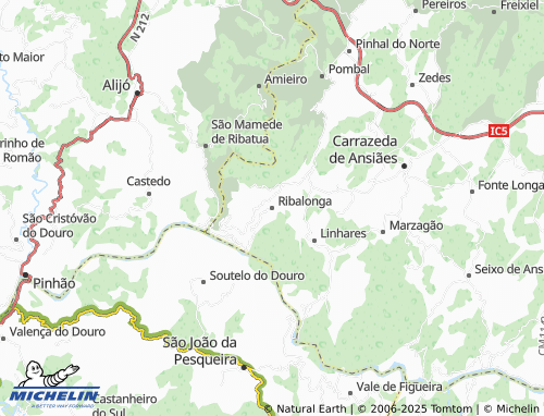 MICHELIN Ribalonga map - ViaMichelin