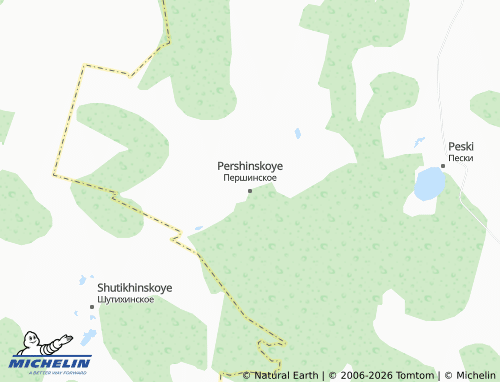 MICHELIN-Landkarte Pershinskoye - ViaMichelin