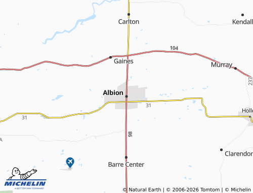 Carte MICHELIN Albion - ViaMichelin