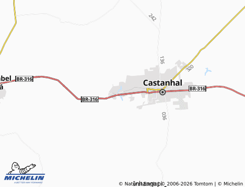 Mappa MICHELIN Bairro Pantanal - ViaMichelin