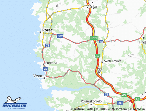 MICHELIN-Landkarte Dračevac - ViaMichelin