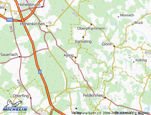 MICHELIN-Landkarte Aying - ViaMichelin