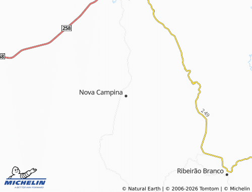 Mappa MICHELIN Nova Campina - ViaMichelin