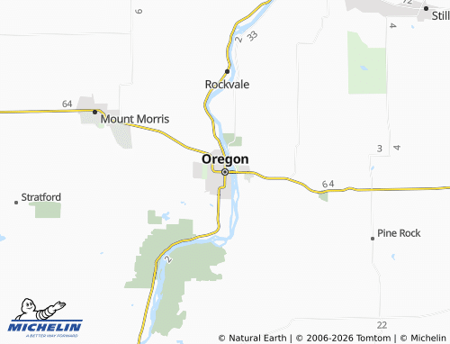 Mappa MICHELIN Oregon - ViaMichelin