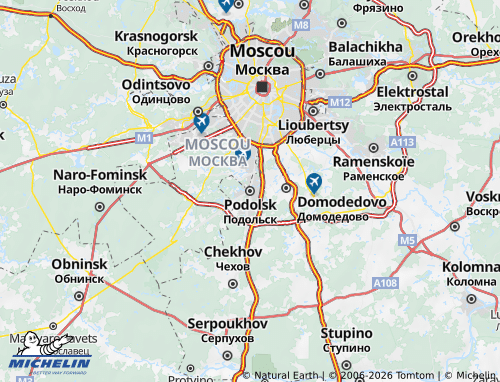 Carte MICHELIN Podolsk - ViaMichelin