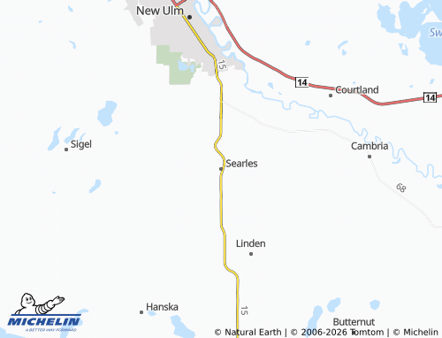 Mapa MICHELIN Searles - ViaMichelin