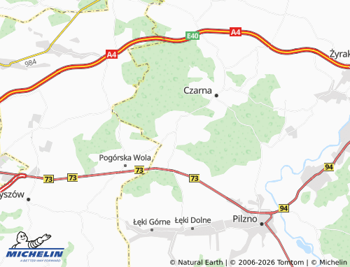 MICHELIN Żdżary map - ViaMichelin