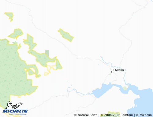 Mapa MICHELIN Owaka Valley - ViaMichelin