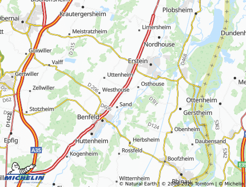 Mapa MICHELIN Matzenheim - ViaMichelin