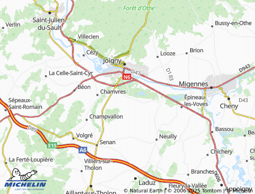 MICHELIN-Landkarte Le Grand Longueron - ViaMichelin