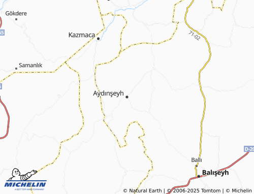 MICHELIN Aydınşeyh map - ViaMichelin
