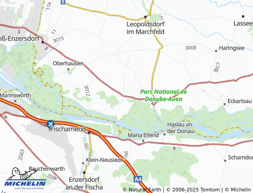 Carte MICHELIN Mannsdorf an der Donau - ViaMichelin