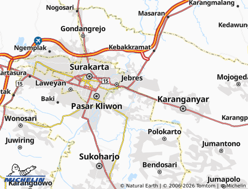 MICHELIN Palur map - ViaMichelin