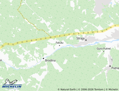 MICHELIN Falcău map - ViaMichelin