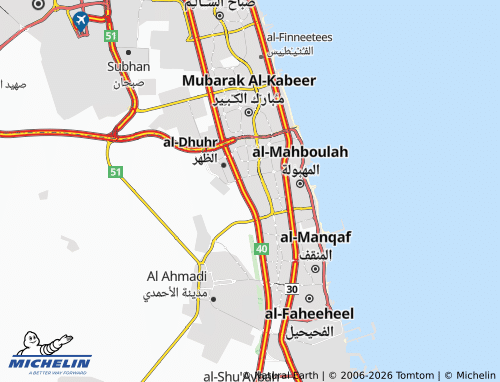 MICHELIN Hadiya map - ViaMichelin