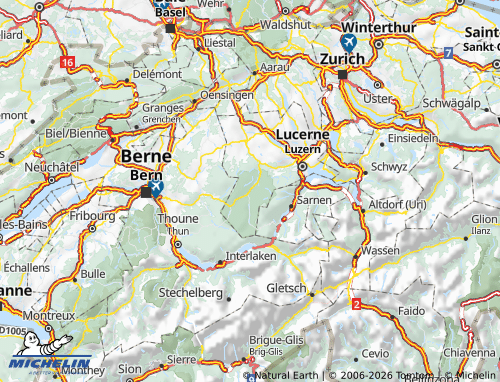 MICHELIN Entlebuch map - ViaMichelin