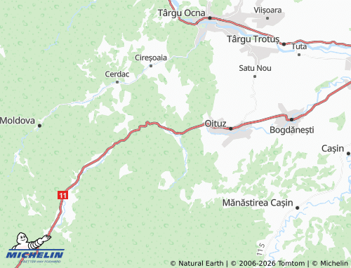 MICHELIN-Landkarte Ferestrău-Oituz - ViaMichelin