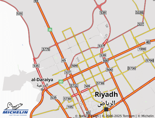 MICHELIN Al Rabie District map - ViaMichelin