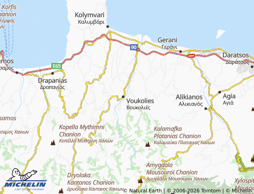 Mappa MICHELIN Neo Chorio - ViaMichelin