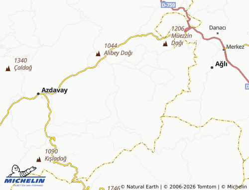 Mappa MICHELIN Üyük - ViaMichelin