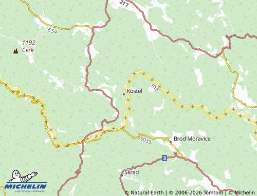 MICHELIN Mavrc map - ViaMichelin