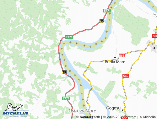 Mappa MICHELIN Izvoru Frumos - ViaMichelin