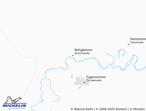MICHELIN Beloglazovo map - ViaMichelin