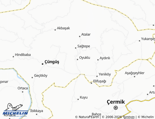 MICHELIN Oyuklu map - ViaMichelin