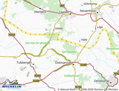 Carte MICHELIN Hezingen - ViaMichelin