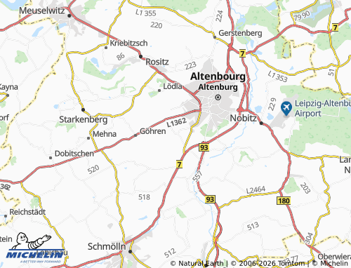 Mapa MICHELIN Kosma - ViaMichelin