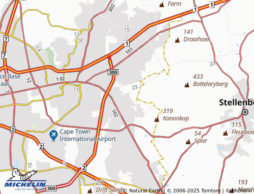 Mapa MICHELIN Rouxville - ViaMichelin