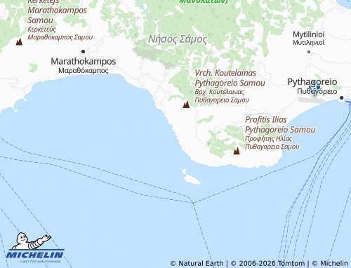 Carte MICHELIN Kyrgianni - ViaMichelin