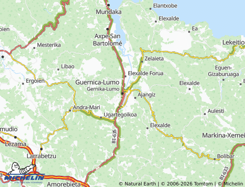 Mapa MICHELIN Gernika-Lumo - ViaMichelin