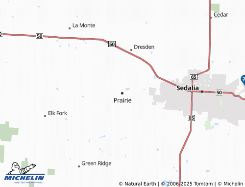 MICHELIN Prairie map - ViaMichelin