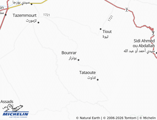 MICHELIN Bounrar map - ViaMichelin