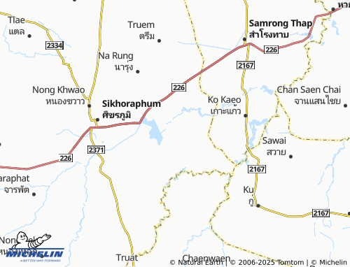 MICHELIN Kut Wai map - ViaMichelin