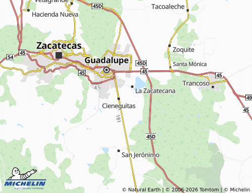 Mappa MICHELIN La Comarca Primera Sección - ViaMichelin