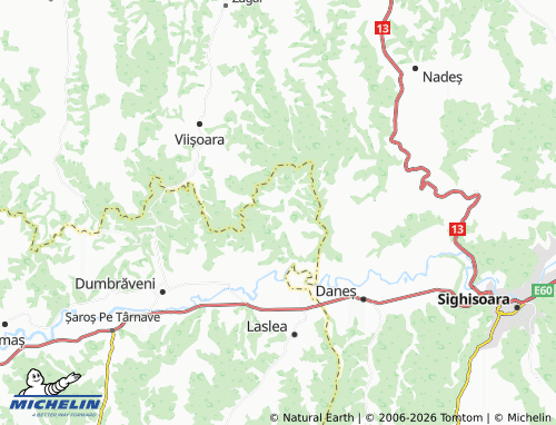 MICHELIN-Landkarte Pruden - ViaMichelin