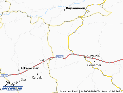 MICHELIN-Landkarte Yeşilöz - ViaMichelin