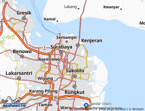 Mapa MICHELIN Rangkah - ViaMichelin