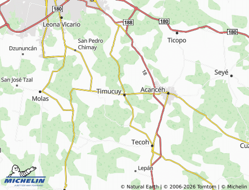 Mappa MICHELIN Timucuy - ViaMichelin