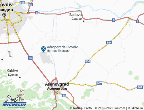 MICHELIN Mominsko map - ViaMichelin