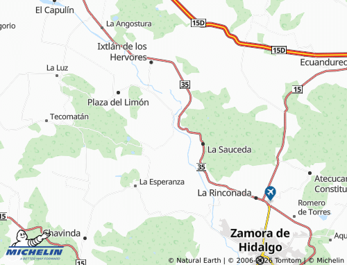 MICHELIN El Colongo map - ViaMichelin