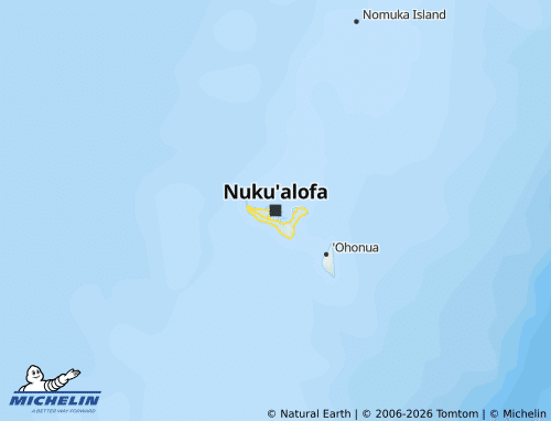 Mapa MICHELIN Tongatapu - ViaMichelin